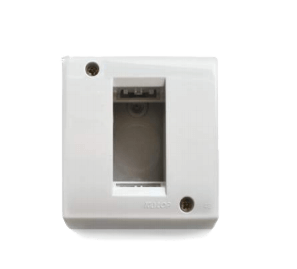 Caja De Superficie Estanca Para 1 Módulo - Ideal Para Instalaciones Eléctricas Seguras, Diseño Compacto