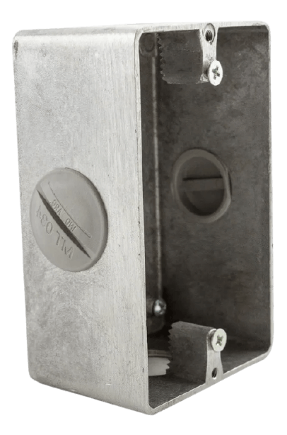 Caja para bastidor aluminio 1/2″ sin tapa – DAISA