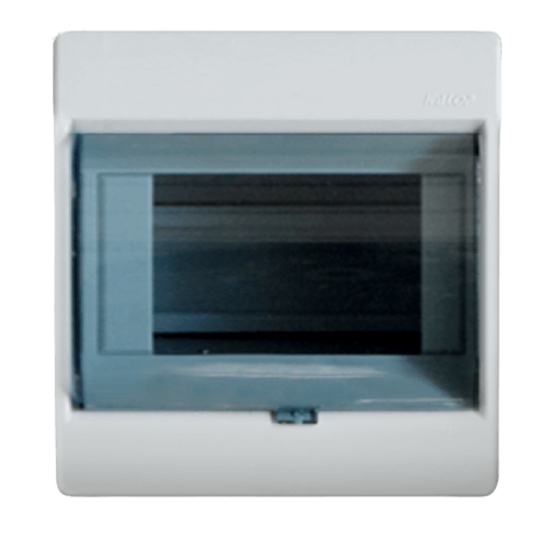 Caja para térmica SIGMA PVC de exterior con puerta 6 módulos – KALOP