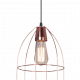 Colgante Jaula botella 1 luz Cobre – SAN JUSTO Colgante Jaula botella 1 luz Cobre – SAN JUSTO