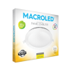 Embutido LED  24W Blanco REDONDO Cálido – MACROLED