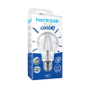 Bulbo LED Gota Deco Color! 4W E27 Azul – MACROLED