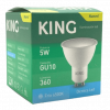 Lámpara LED dicroica 5W GU10 Fría – KING