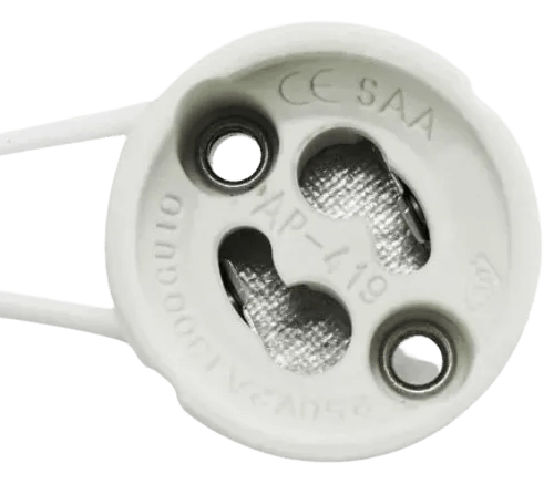 Conector GU10 con chicote de teflón – MACROLED