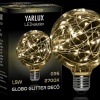 Lámpara LED 1.5W E27 G95 Globo Glitter Decó cálido – YARLUX
