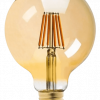 Lámpara LED 8W E27 G120 Globo Retro Decó dorado [DIM] – YARLUX