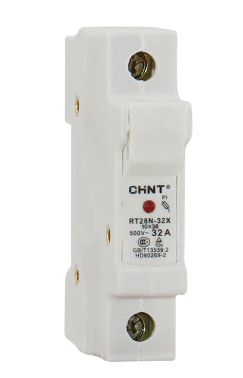 Base porta fusible 10x38 2A - 32A para riel din - CHINT