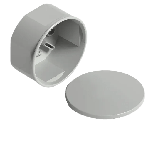 Tapa de PVC para caja de luz octogonal chica – GENROD