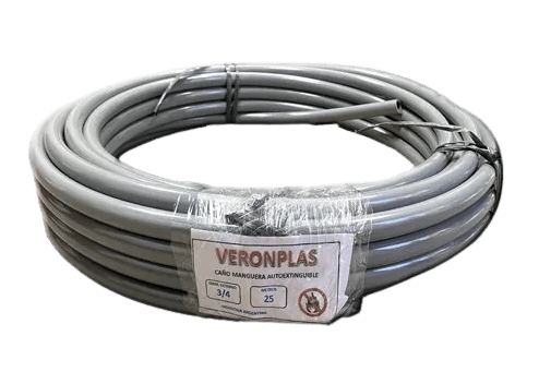 Caño gris 3/4" ignífugo - PAIPLAS