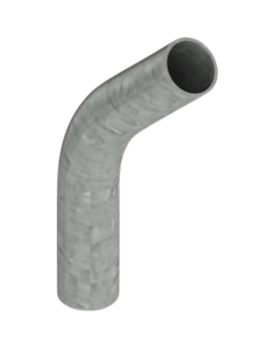 Curva aluminio galvanizada caja estándar 3/4" - DAISA