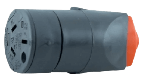 Ficha hembra polarizada salida trasera - RICHI