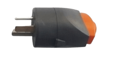 Ficha macho polarizada salida trasera - RICHI