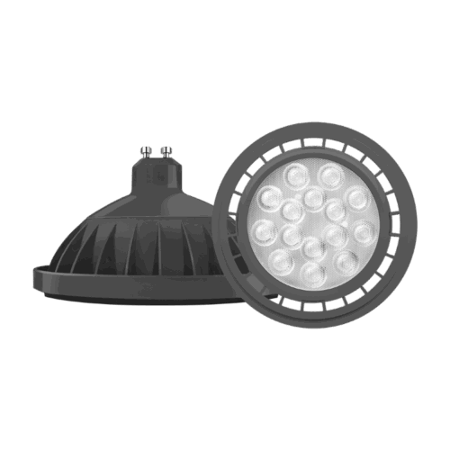 Lámpara LED PVC AR111 15W Cálida - MACROLED