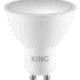 Lámpara LED dicroica 5W GU10 Cálida – KING Lámpara LED dicroica 5W GU10 Cálida – KING