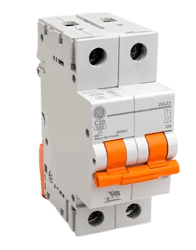 Térmica bipolar 10A 3kA curva C - General Electric