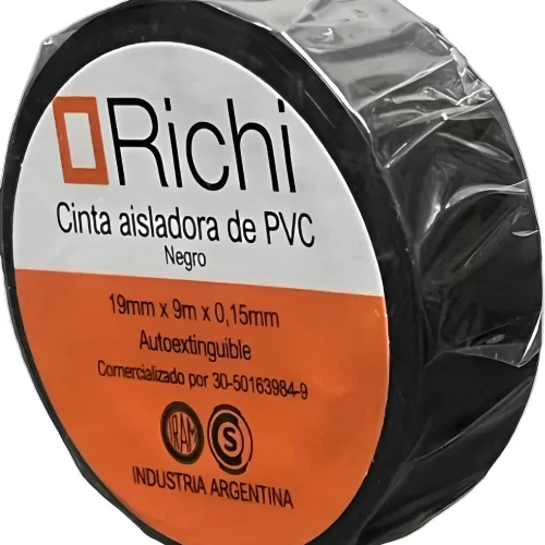 Cinta aisladora PVC 10 mts....RICHI