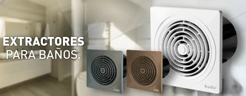 Extractor Baño Blanco 6″ 190m3 Kudu Extractor Baño Blanco 6" 190m3 Kudu - Imagen 3
