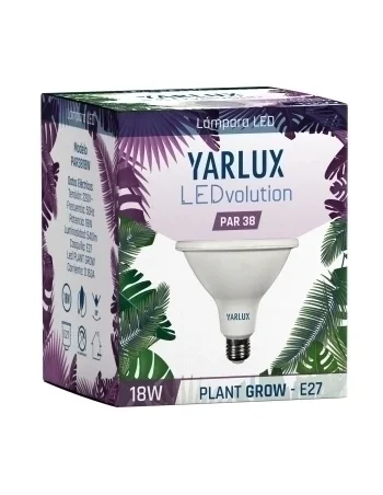 Lámpara LED 18W Par 38 para Crecimiento Canabis Yarlux
