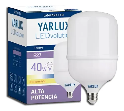 Lámpara LED 40W 3000k E27/ E40 Yarlux
