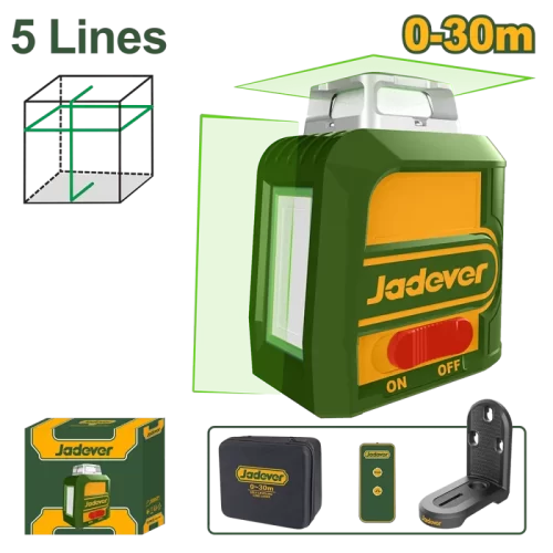 Nivel Laser Autoni 0 30m 0.4 con Soporte Magnética Jadever