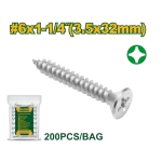 Tornillo Punta Mecha Cza Exa 12×1 1/2″ 5.5x38x150 Jadever