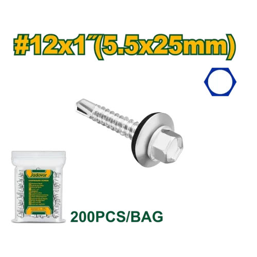 Tornillo Punta Mecha Cza Exa 12x1" 5.5x25x200 Jadever