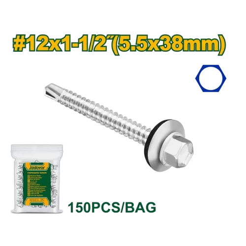 Tornillo Punta Mecha Cza Exa 12x1 1/2" 5.5x38x150 Jadever