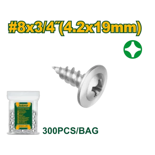 Tornillo Punta Aguja Philips T8x3/4" 4.2x19 300 Jadever