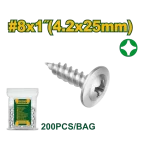 Tornillo Punta Aguja Philips T8x3/4″ 4.2×19 300 Jadever