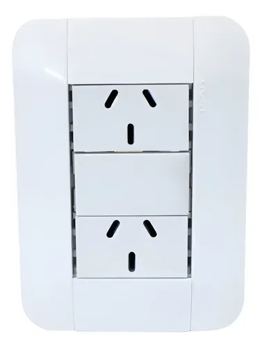 Llave Armada 2 Toma Combinado Blanca TAAD