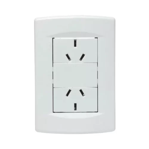 Llave Armada Toma Doble Blanca Viko TAAD