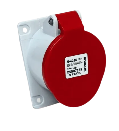 Toma Embutir 3p + T 16amp 380V Steck