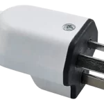 Ficha Macho Polarizada Salida Trasera Gris TAAD