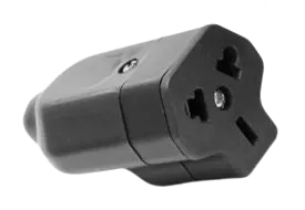 Ficha Hembra Polarizada Salida Trasera Kh Kalop