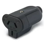 Ficha Hembra Polarizada Heavy Negro Kalop