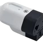 Ficha Macho Polarizada Salida Trasera Delux Kalop