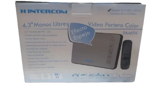 Portero Visor Js 410 4" Mirror Hyunday - Imagen 4