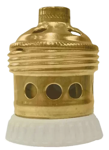 Portalámpara Ventilado Dorado Porceletric