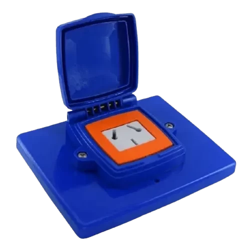 Caja Capsulada Embutir PVC 1 Toma Combinada MIG