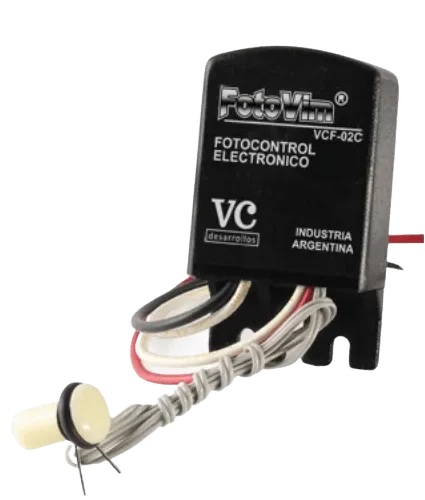 Fotocélula 1500W 4 Cables con Sensor Externo VC Desarrollos