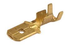 Terminal Latón Pala Macho 6.3 8mm Metalgrab