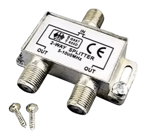 Divisor 2 TV Baja Perdida 5 1000 Mhz Pini