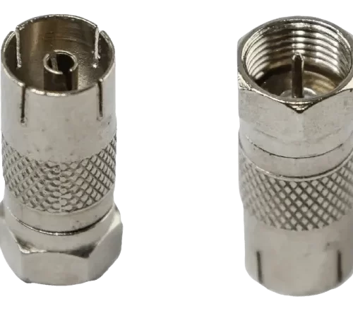 Adaptador Hembra Gruesa Macho Fino con Tuerca Pini