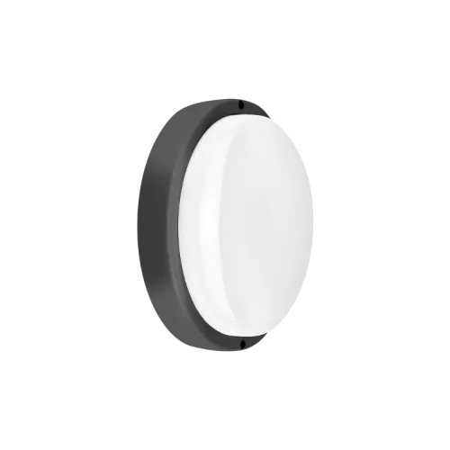 Tortuga LED 12W Aro Negro/blanco IP54 Ovalada Macroled