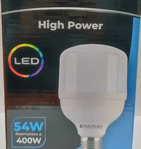 Lámpara LED 54W E27 A Potencia Fría Multiled