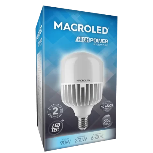 Lámpara LED 90W E40 Alta Potencia Macroled Lámpara LED 90W E40 Alta Potencia Macroled - Imagen 2