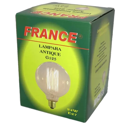 Lámpara Antique G95 24W Globo Chico France