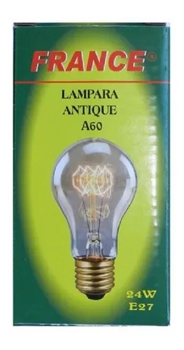 Lámpara Antique A60 24W Tipo Clara France