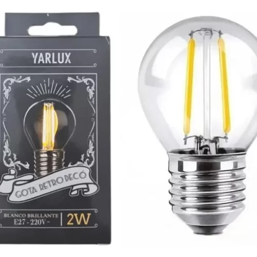 Lámpara LED 2W Gota E27 Vintage Yarlux
