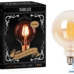 Lámpara LED 8W Retro Deco E27 2700k Dim Yarlux